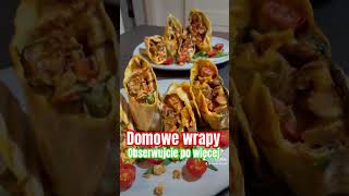 Domowe smaki  domowe wrapy food vlog gotujemy [upl. by Stouffer]