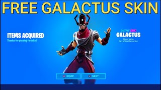 How to Get Galactus Skin in Fortnite in Chapter 2 Season 4 MARVEL REWARDS [upl. by Seale]