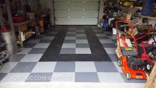 Floor in the garage  Fortelock tiles [upl. by Jodee]