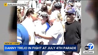 Actor Danny Trejo involved in fight at Fourth of July parade in LA [upl. by Nylessoj57]