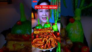 Pork ribs recipe 👑👑 pork porkribs shorts [upl. by Anayt253]