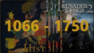 Crusader King II in Age of History II part 3 gaming history map fypシ [upl. by Franciska]