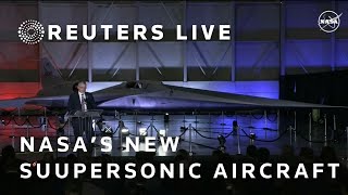 LIVE NASA reveals its X59 supersonic aircraft [upl. by Nemrac]