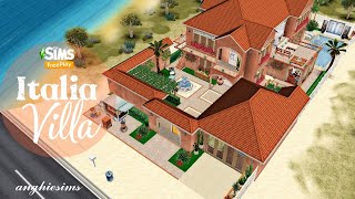 ITALIA VILLA 🍕🌿🌇Simsfreeplay [upl. by Larine]