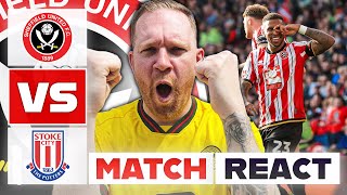 Sheff United vs Stoke City  Match React [upl. by Onairotciv]