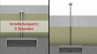 Bohrschraube für Ankerschienen II RP C3 63 x L [upl. by Alul]