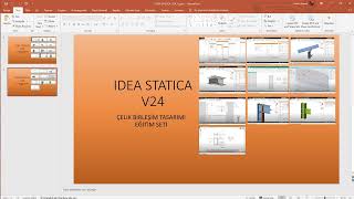 IDEA STATICA V24 EĞİTİM SETİ [upl. by Barn59]