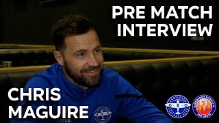 INTERVIEW  Chris Maguire PreAldershot Town  Isuzu FA Trophy [upl. by Sudnor]