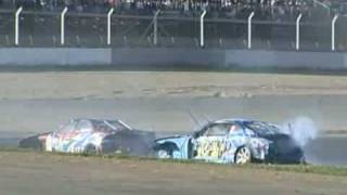 Dramatic crash on D1GP 07 [upl. by Peppard]