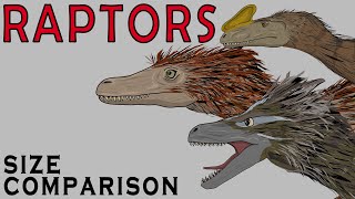 Dinosaurs Size Comparison Raptors  Extinct Deadly Animals [upl. by Gustavo]