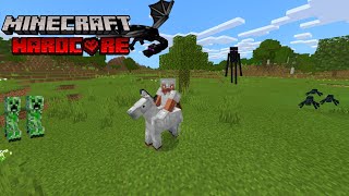 How long can new Minecraft players last on hardcore survival mode ep1  Minecraft lets play [upl. by Epoh145]