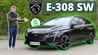 En elektrisk stationcar der er til at betale Peugeot E308 SW TEST [upl. by Suiramaj]