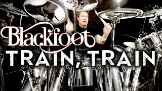 Blackfoot – Train Train Drum Cover [upl. by Harrie868]