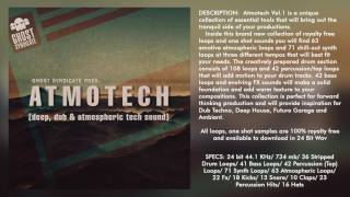 SAMPLE PACK ATMOTECH VOL1 Royalty Free Dub Techno Dub House Techno Ambient [upl. by Adnaugal977]