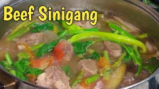 BEEF SINIGANG  SINIGANG NA BAKA [upl. by Clauddetta404]