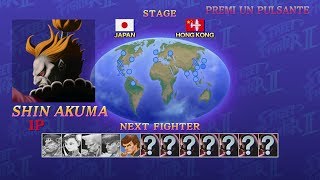 Ultra Street Fighter II The Final Challengers Unlock and Play with Shin Akuma  Gameplay ITA [upl. by Kcim]