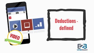 Deductions  defined [upl. by Adliw]