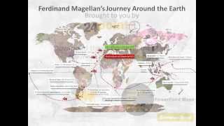 Timeline of Magellans circumnavigation  A Visual Representation [upl. by Shields]