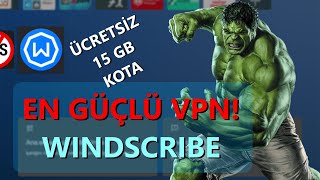 EN HIZLI VPN OLABÄ°LÄ°R WINDSCRIBE VPN Ä°LE YASAKLARDAN KURTULUYORUZ âœŠ [upl. by Elolcin328]