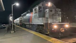 HoHoKus NJ featuring NJT 4101 heritage unit [upl. by Esirehs]