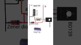 12V DC se 3V DC circuit diagram  project diagram  electronics A2Z Work [upl. by Leiuqese]