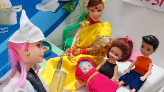 Dilli Wali Barbie Epi177Barbie Doll All Day Routine In Indian VillageBarbie Doll Bedtime Story [upl. by Kcirttap836]