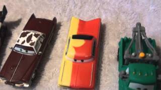 Disney Pixar Cars Diecast Toys Part 7 Mattel with Mcqueen Mater RV Planes New カーズ 2015 [upl. by Wilhelmina86]