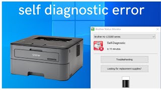 brother self diagnostic will automatically restart within  self diagnostic brother printer [upl. by Rolyat316]