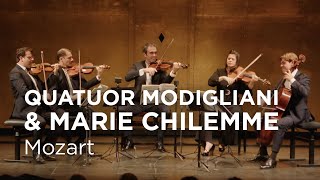 🔴 TCE LIVE  Quatuor Modigliani Marie Chilemme  String Quintet in G minor K516 Mozart [upl. by Lamori]