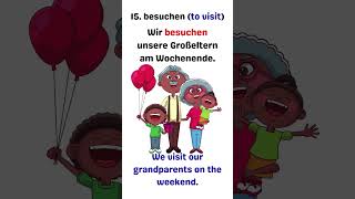 Action verbs in German with sentences  What are you doing right now  Daily sentences A1A2 part 4 [upl. by Aisirtap167]