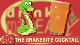 How To Make A Snake Bite Beer Shandy Cocktail  Drinks Made Easy [upl. by Eeslehc]