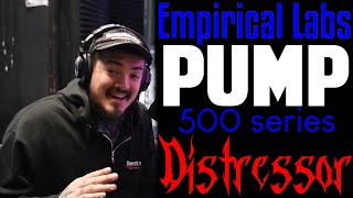 Empirical Labs PUMP compressor NEW 500 series Distressor compressor UNBOXING short DEMO [upl. by Ahsiri]