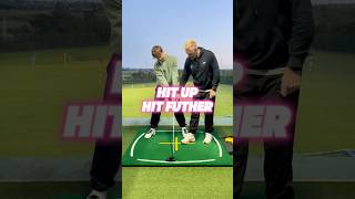 Increase driver distance by HITTING UP 🏌️‍♂️ golfer golftips youtubeshorts golflife [upl. by Naegem]