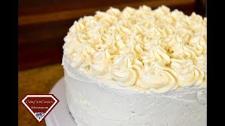 THE BEST EGGNOG CAKE WITH EGGNOG BUTTERCREAM  Holiday Series  Cooking With Carolyn [upl. by Ylas]