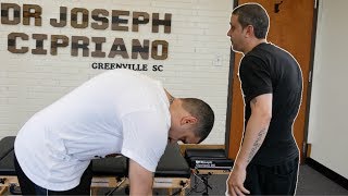 SEVERE HYPERKYPHOSIS Painful Chiropractic Cracking Adjustment PART 2 [upl. by Ecinom]