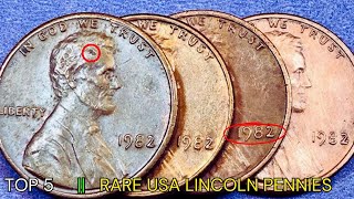 Ultra Rare USA Pennies Top 5 Coins That Could Make You Rich Please Sell Now [upl. by Aklim43]