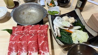 Something warming on a cold night Hot Pot dinner aka Shabu Shabu  FullHappyBelly [upl. by Elik436]