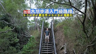 台中大坑風景區走入門級的9號步道至觀音亭、風動石，一路上的階梯真是運動流汗的好地方！ [upl. by Castillo]