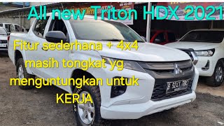 DIJUAL  All new Triton HDX 2021 kondisi merdeka siap kerja ke pelosok Indonesia Raya [upl. by Buiron969]