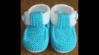 Hermosos zapatitos de bebe tejidos en crochet o ganchillo para crear [upl. by Andrews]