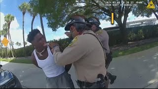 Police Bodycam Shows NFL Player Tyreek Hill Being Detained [upl. by Rena]