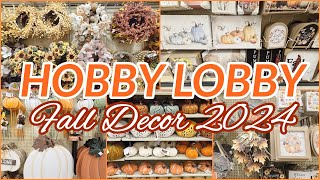 HOBBY LOBBY FALL DECOR 2024 SHOP WITH ME [upl. by Hodges]