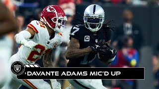 Davante Adams Eclipses 100 Catches on the Season While Mic’d Up vs Chiefs  Raiders  NFL [upl. by Annelise183]