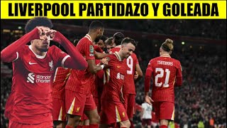 LUIS DIAZ LIVERPOOL PARTIDAZO y GOLEADA HOY RESUMEN y GOLES [upl. by Girovard]