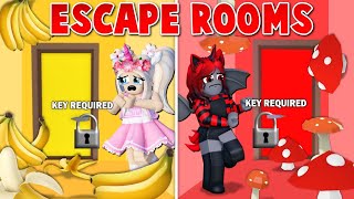 We faced our BIGGEST FEARS in an ESCAPE ROOM in Adopt Me  Roblox [upl. by Modesta671]