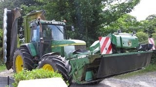 🇮🇪💪🌾John Deere 7810 Mowing Silage [upl. by Neyuh]