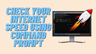 Check Your Internet Speed Using Command Prompt [upl. by Eahsed]