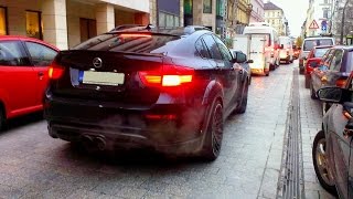 Hamann BMW X6M Tycoon acceleration sound in Budapest [upl. by Gabriellia]