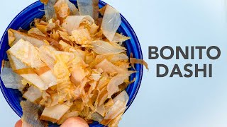 How To make Bonito Dashi Broth Dancing Fish Flakes healthyrecipes [upl. by Terrye]