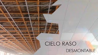 CIELO RASO DESMONTABLE DE PVC DIY  Luis Lovon [upl. by Claudius135]